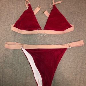 Brand new velvet bikini